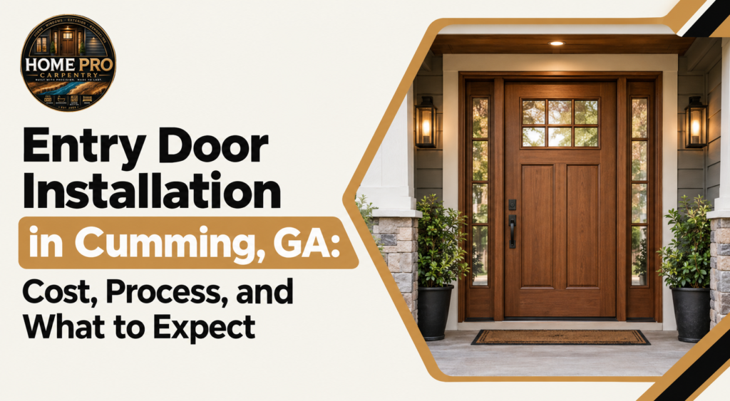 Entry Door Installation Cumming GA